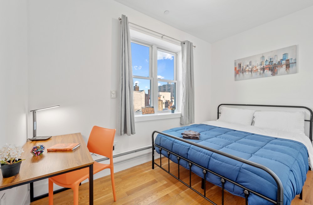 Student near Pratt Institute