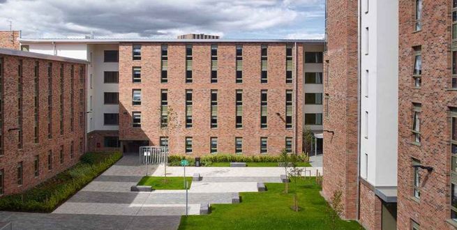 foundry courtyard student rooms